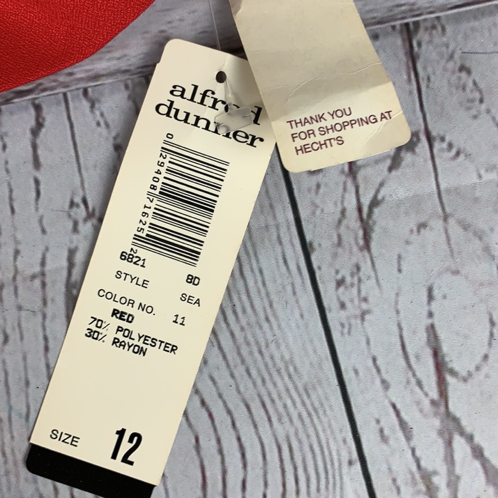 Alfred Dunner NWT red  jacket size12 - Picture 8 of 8